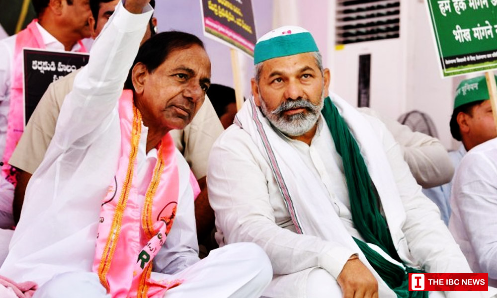 cm kcr rakesh tikait