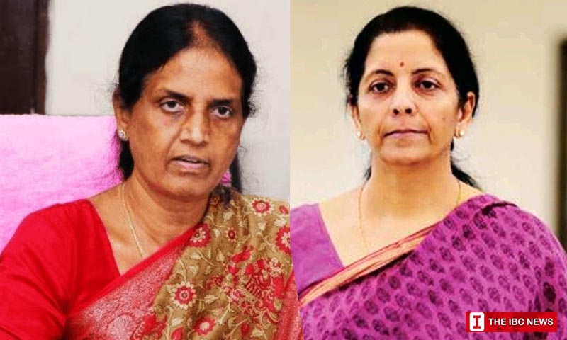 Sabitha Indra Reddy nirmala sitharaman