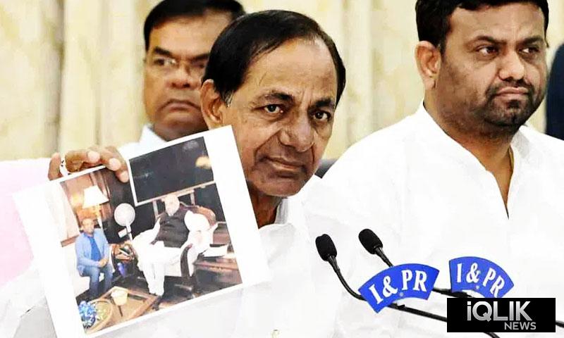 100 crore cm kcr on bjp