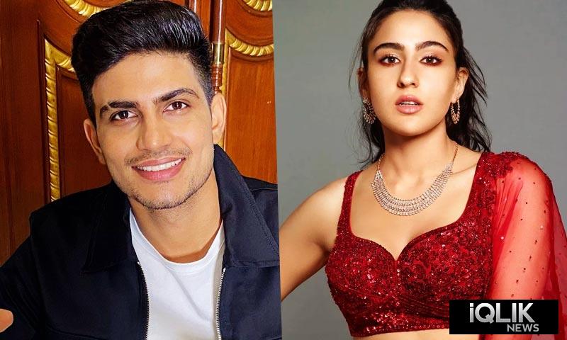 Cricketer Shubman Gill sara ali khan