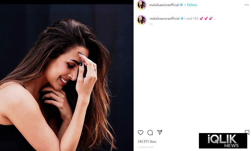 Malaika Arora Arjun Kapoor insta post